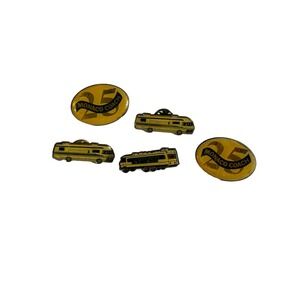 Lot Of 5 Monaco Coach Rv Vintage Hat Pins And  RV Lapel Pin Kaper 11